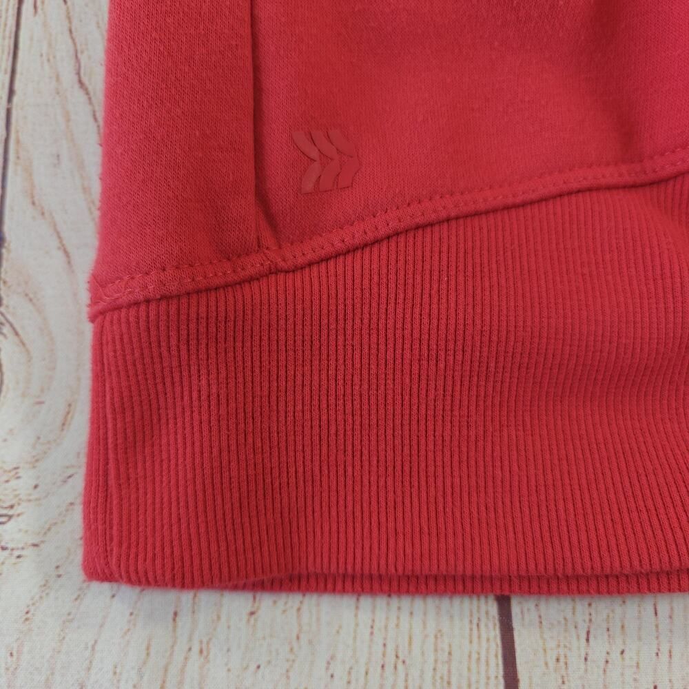 All in Motion oversized cropped half zip fleece pullover sz M - Picture 10 of 11